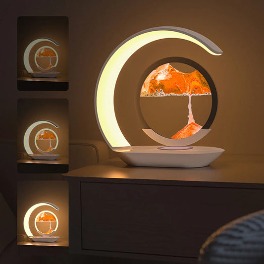 CalmFlow Quicksand Charging Night Lamp